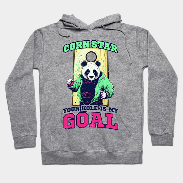 Cornhole Shirt | Corn Star Hole Goal Hoodie by Gawkclothing